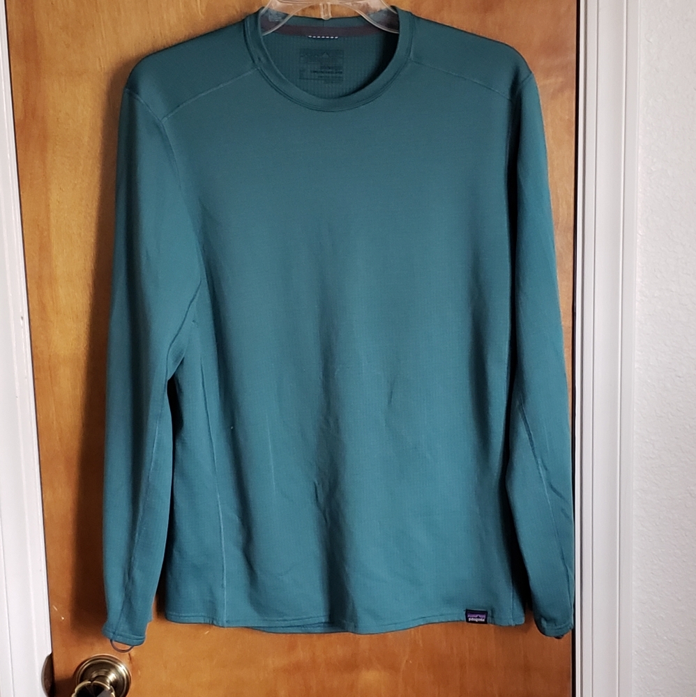 Patagonia polartec capilene activewear crew neck